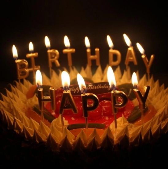 Свечи для торта Happy Birthday