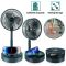 Складаний вентилятор аккумуляторний на ніжці Telescopic Folding Fan з USB зарядкою Green