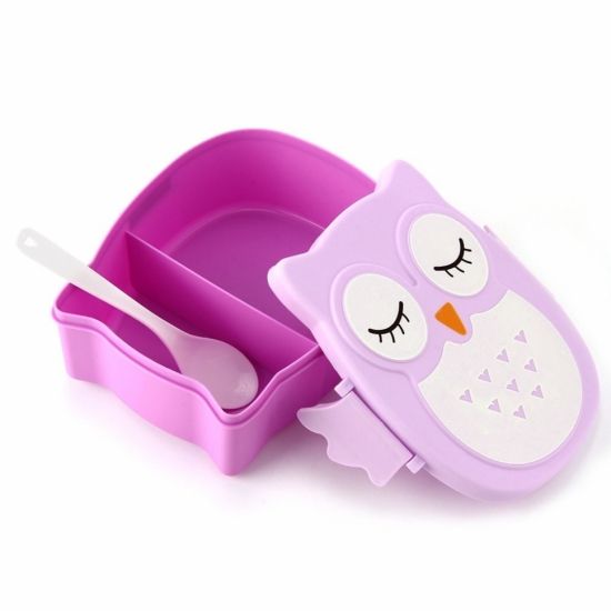 Детский ланч бокс Bento Совушка Фиолетовый