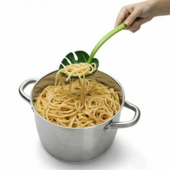 Ложка шумовка Листок Jungle Spoon для спагетти и салатов