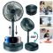 Складаний вентилятор аккумуляторний на ніжці Telescopic Folding Fan з USB зарядкою Green