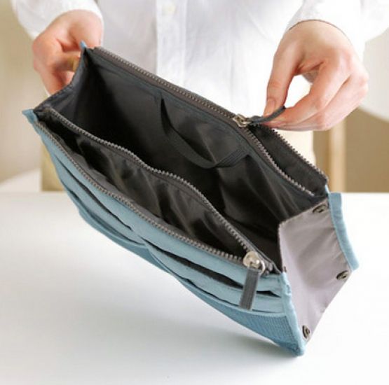 Органайзер сумка в сумку Bag in bag maxi голубой