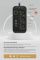 Сетевой фильтр-удлинитель 3 розетки 4USB и Type-C Port 3m Black