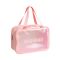 Прозора сумка-косметичка з ручками Washbag Pink 25см