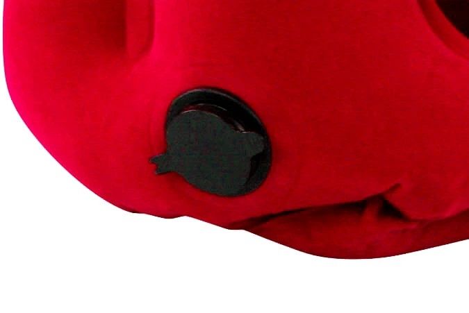 Подушка для путешествий в самолет и авто Sleepy Cloud Travel Pillow Red