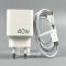 Зарядний пристрій USB-C блок живлення 40W з кабелем Type-C Type-C