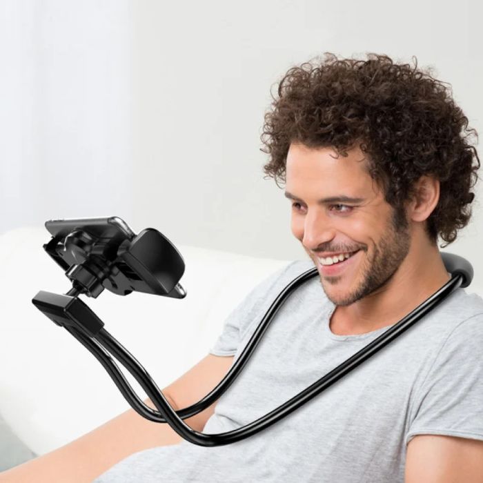 Утримувач універсальний на шию для телефону Phone Holder Blue