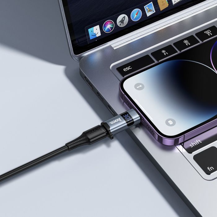 OTG HOCO UA44 Lightning (male) → Type-C (female) — адаптер для iPhone та USB-C пристроїв