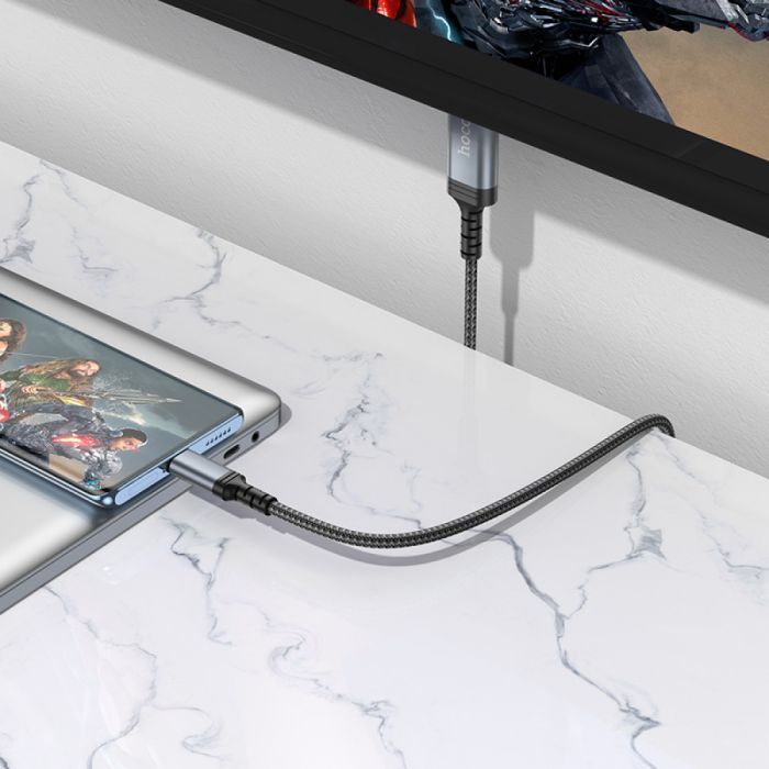 Кабель Type-C male to HDMI для підключення техніки 1,8м
