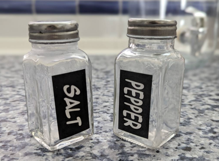 Сільничка та перечниця Salt pepper скло