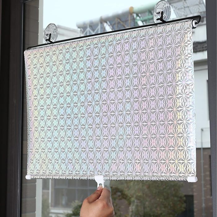 Сонцезахисна шторка на вікно із присосками, 40×125 см silver