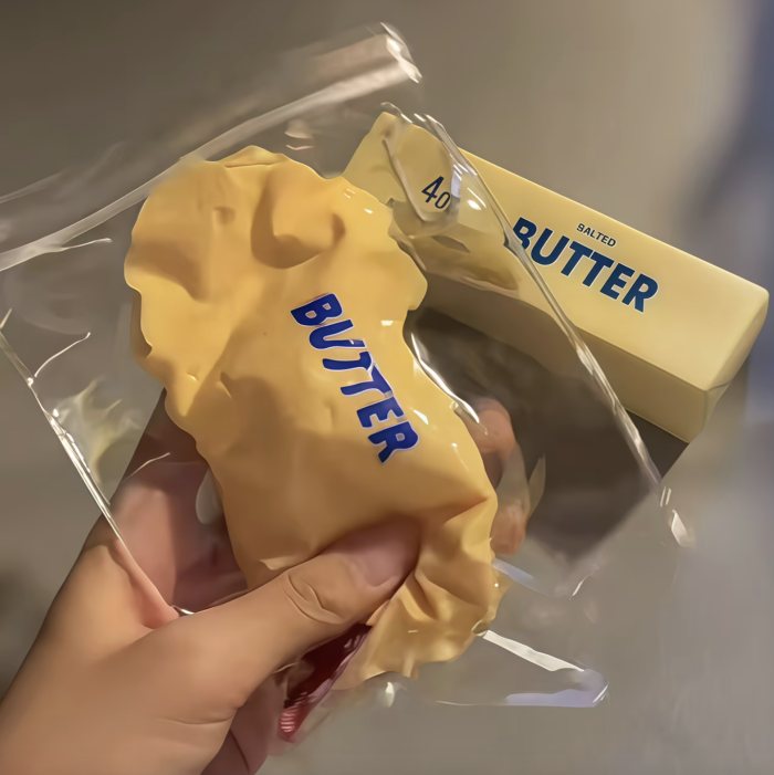 Сквіш антистрес вершкове Масло Butter ароматизований шматок масла