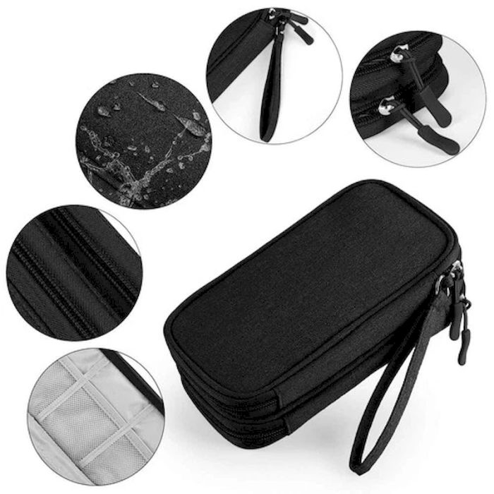Органайзер чохол Mini Bag для гаджетів та зарядних пристроїв чорный