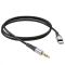 Кабель digital audio conversion  Type-C  AUX  3.5 mm , длина 1m