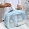 Прозора сумка-косметичка Washbag Big Blue 30 см