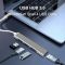 Розгалужувач hub TYPE-C USB 3.0 хаб 4 порти
