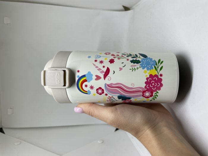 Термокружка vacuum insulation  cup unicorn  400 мл (единоріг))