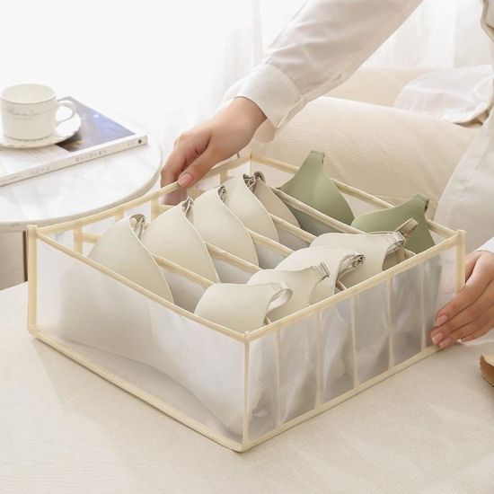 Набір органайзерів для білизни та шкарпеток 3 в 1 Beige