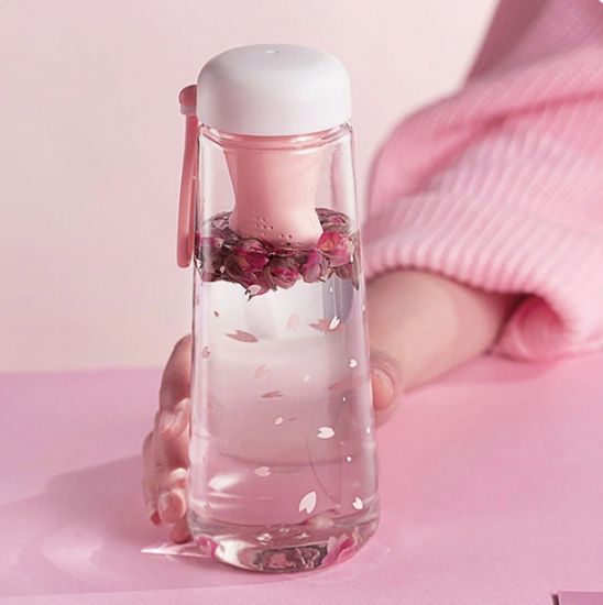 Пляшка для води Лапа (Рожева)