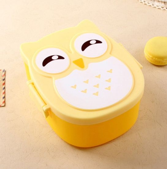 Дитячий ланч бокс Bento Совушка Жовтий