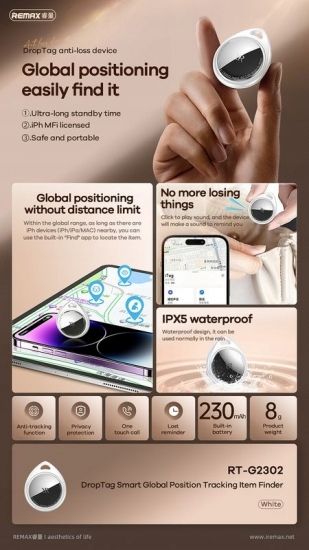 Трекер Remax RT-G2302 розумний брелок