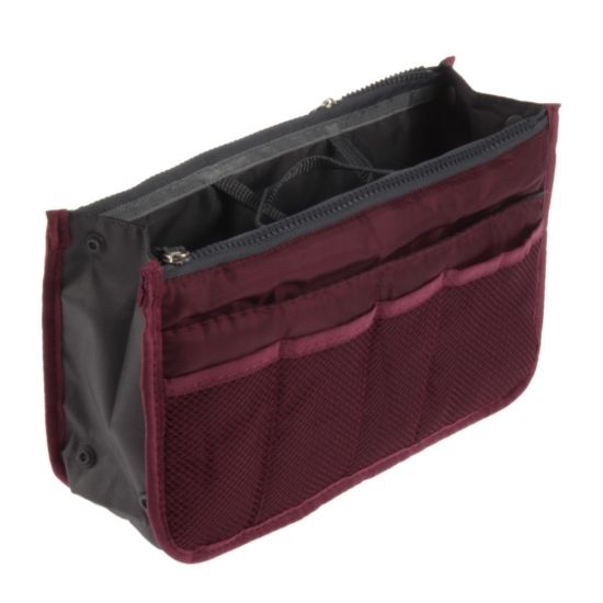 Органайзер сумка в сумку Bag in bag maxi бордовый