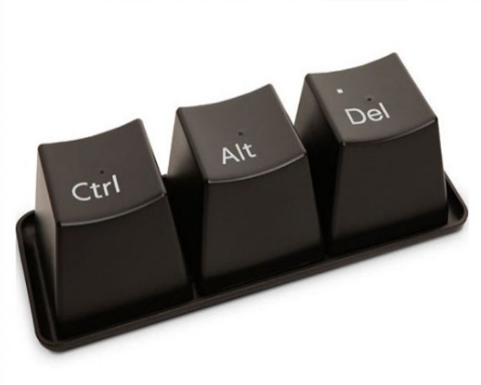 Оригінальні чашки Ctrl Alt Del (Чорні)