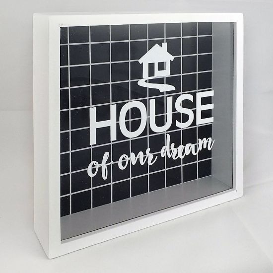 Деревяна скарбничка для грошей House of our dream