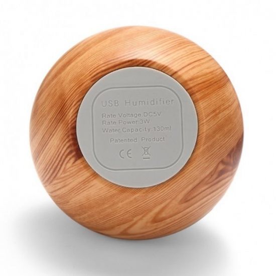 Зволожувач повітря Ultrasonic Aroma Humidifier (світле дерево)