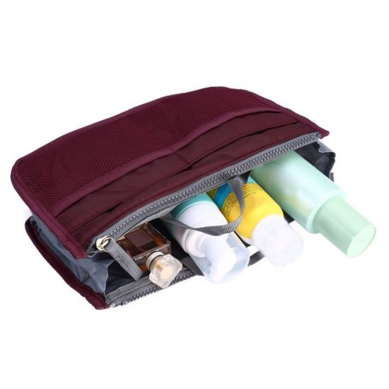 Органайзер сумка в сумку Bag in bag maxi бордовый
