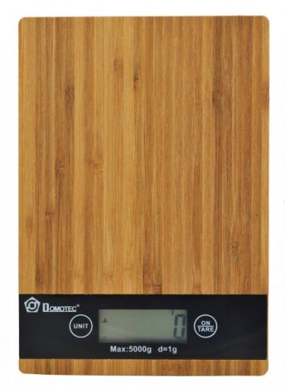 Кухонні електронні деревяні ваги до 5 кг.