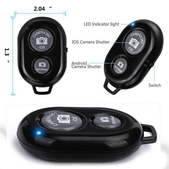 Bluetooth пульт для телефону, селфі-палиці, штатива