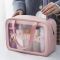 Прозора сумка-косметичка Washbag Medium Pink 26см