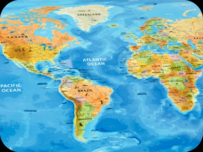 Скретч карта Discovery Map World англійською мовою