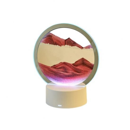 Нічник 3D з Led підсвічуванням 7 режимів пісок Сахари