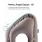 Подушка для подорожей у літак та авто Sleepy Cloud Travel Pillow Gray