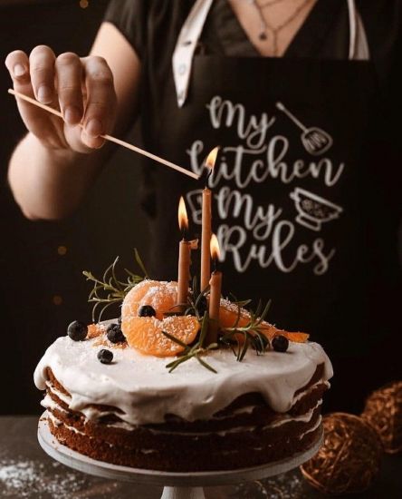 Фартух My Kitchen My Rules (Чорний)