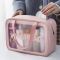 Прозора сумка-косметичка Washbag Big Pink 30см