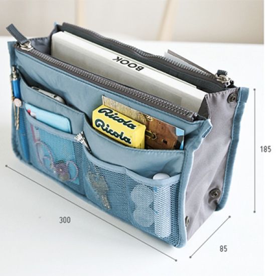 Органайзер сумка в сумку Bag in bag maxi голубой