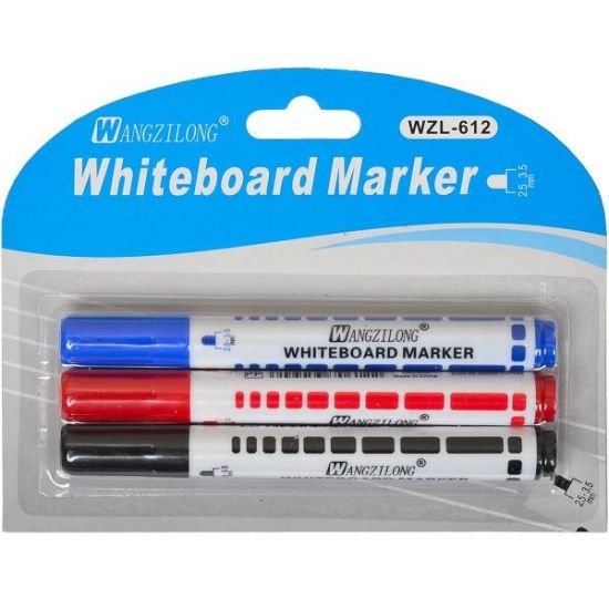 Набір маркерів для дошки Whiteboard Marker, 3 шт.