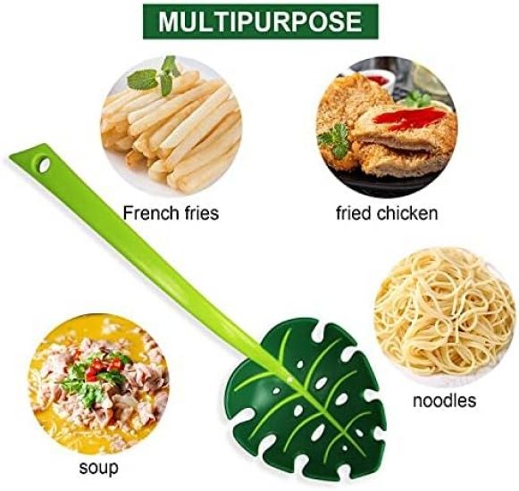 Ложка шумовка Листок Jungle Spoon для спагетти и салатов