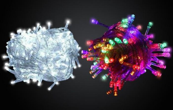 Гирлянда светодиодная LED 200 синяя