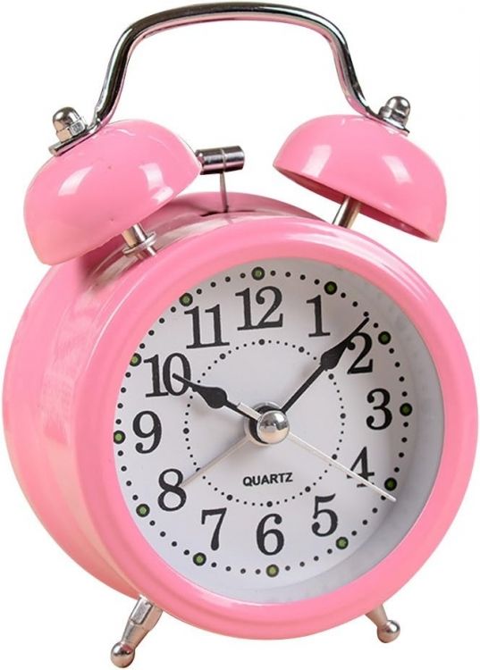 Будильник Alarm Pink 17 см 