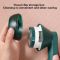 Бездротова машинка Lemex Lint Trimmer з USB-зарядкою для видалення катишок, зелена