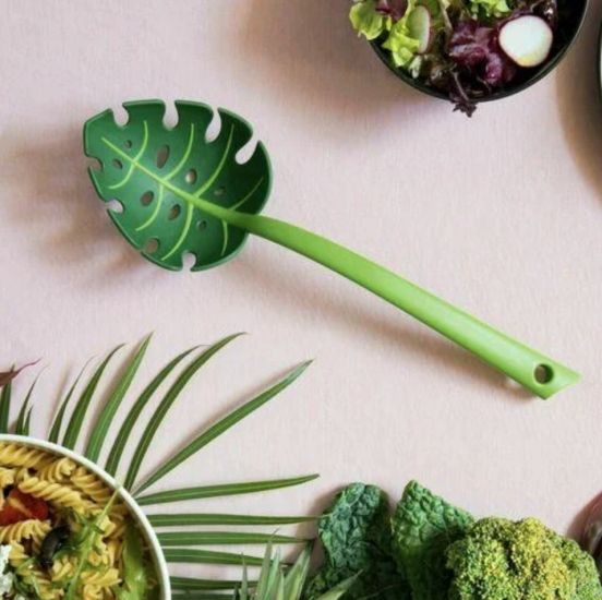 Ложка шумовка Листок Jungle Spoon для спагетти и салатов