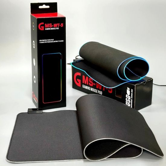 Килимок для мишки GMS WT-5 з RGB підсвічуванням від USB (80*30*0,4 см)