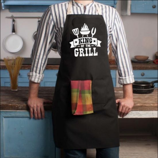 Фартух King of the grill (Чорний)