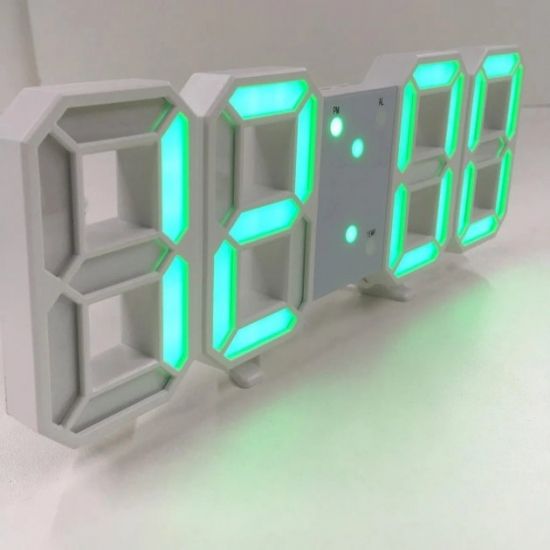 Светодиодные цифровые часы White оclock (зеленые цифры)