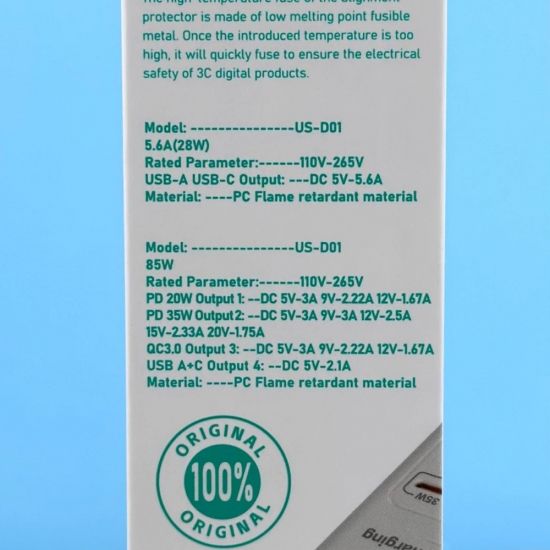Хаб мережевий подовжувач 6 USB TYPE-C розеток та 3USB 85W Fast Charger 5.6A