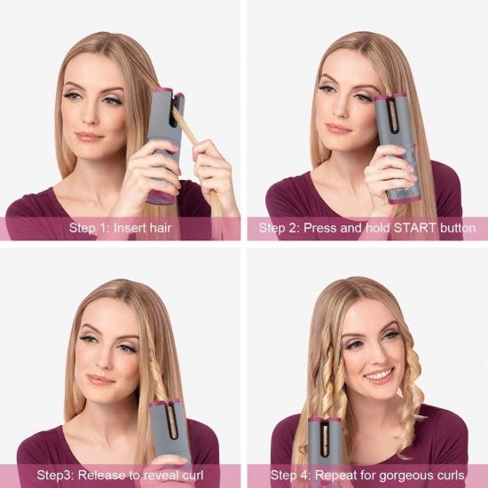 Автостайлер для локонів Memos Romindong Hair Curler RD-015 (Сірий)